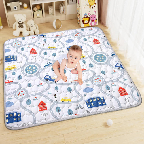 Baby play mat for floor - play,