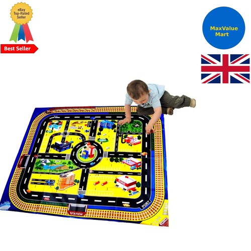 Multicolor city play mat - multicolor,