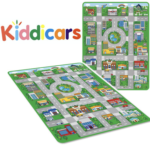 Children giant car road mat - children's,